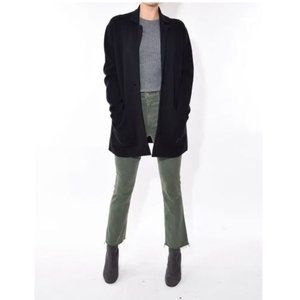 Alex Mill Sweater Blazer in Black. Size L